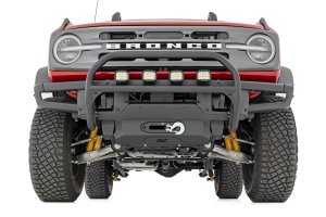 Ford Bronco Nudge Bar - Front - Rough Country - OE Modular Steel - Black - '21-'23